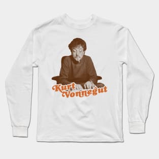 Vonnegut at the Typewriter Long Sleeve T-Shirt